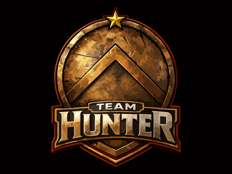 Hunter logo design by Bad Boy