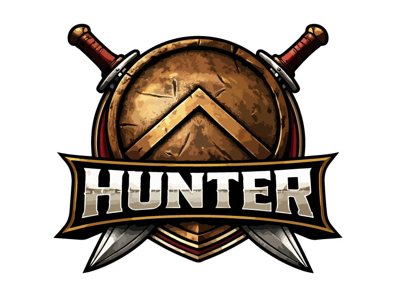 Hunter logo design by Bad Boy