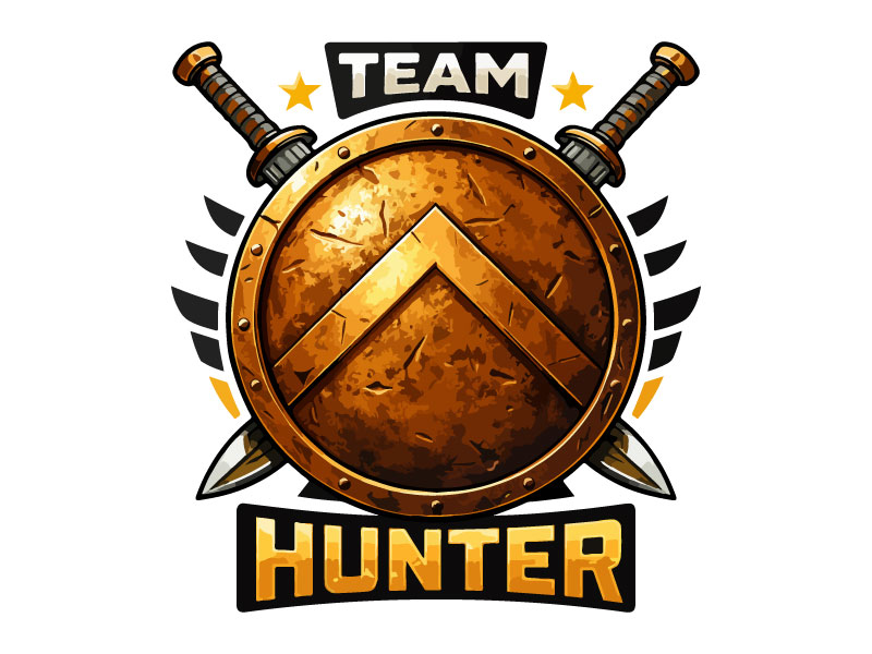 Hunter logo design by Bad Boy
