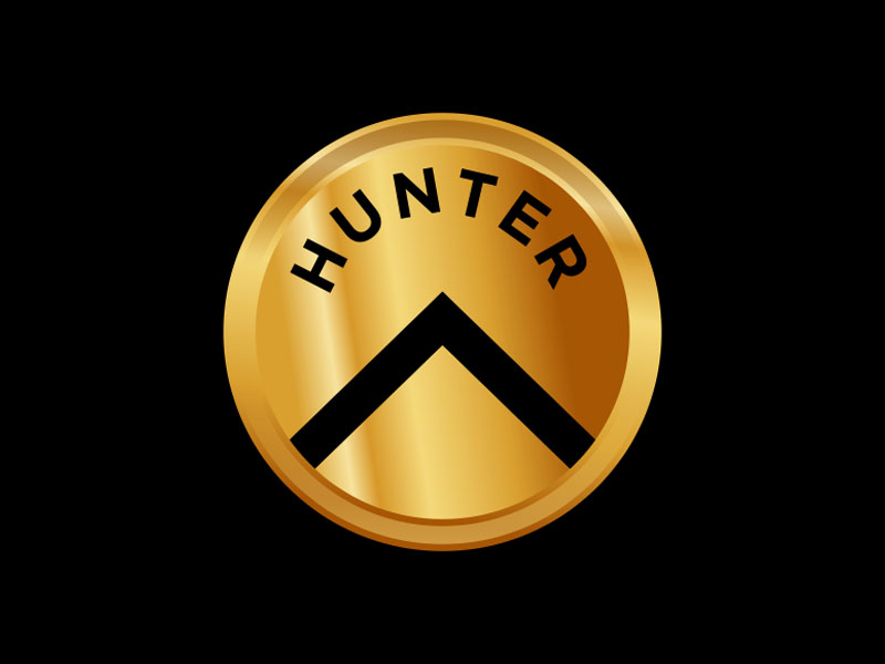 Hunter logo design by DuckOn