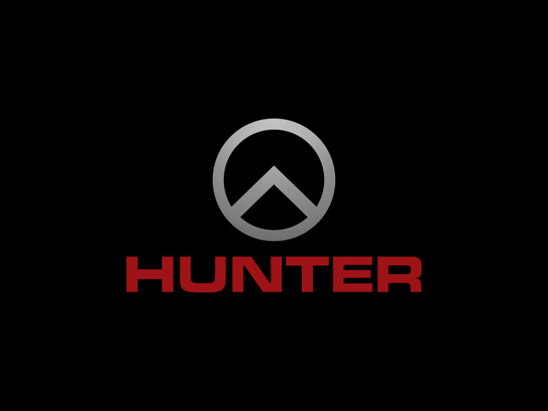 Hunter logo design by DuckOn