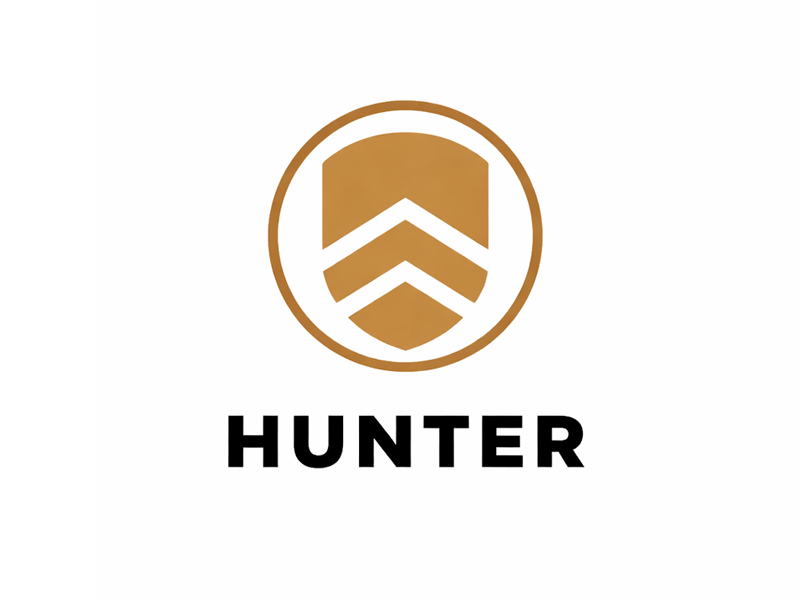 Hunter logo design by Kanenas