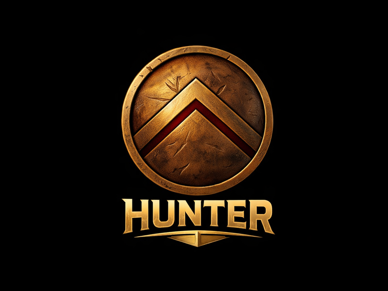 Hunter logo design by Kanenas