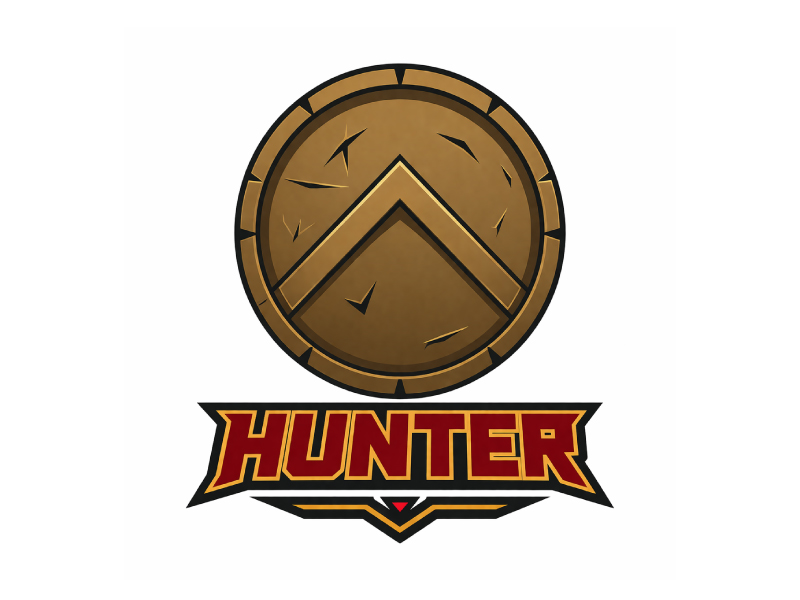 Hunter logo design by pixalrahul