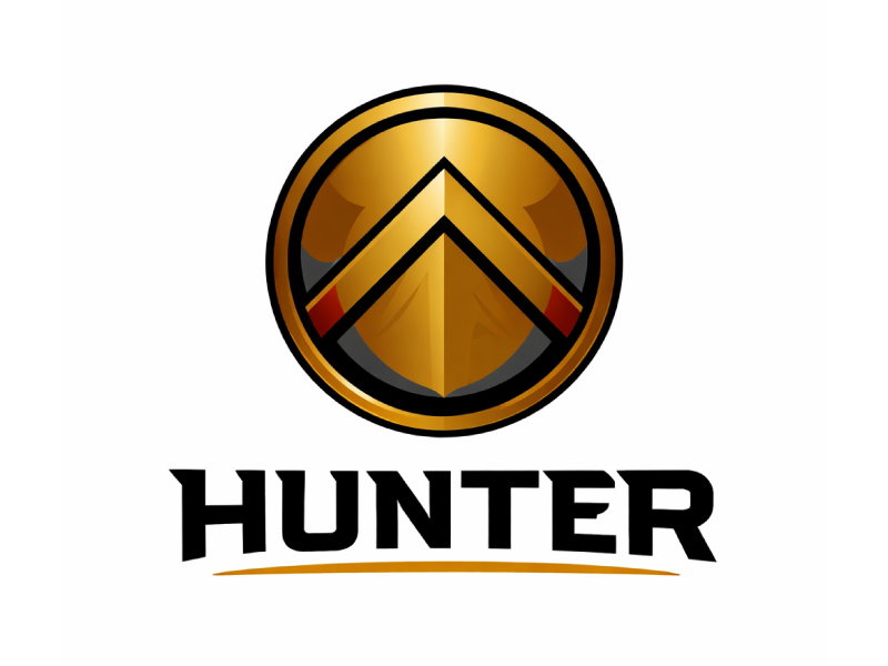 Hunter logo design by pixalrahul