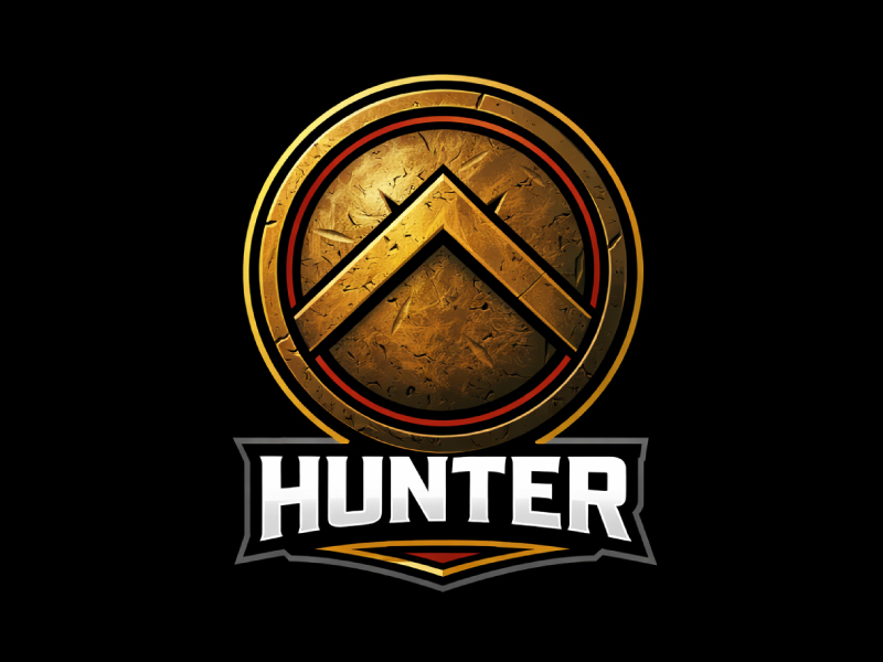 Hunter logo design by pixalrahul