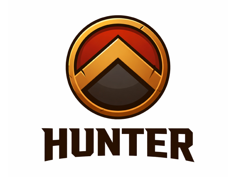 Hunter logo design by pixalrahul