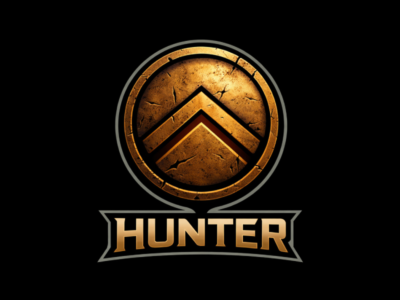 Hunter logo design by pixalrahul