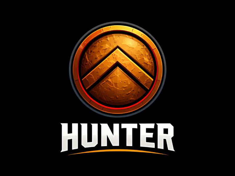 Hunter logo design by pixalrahul