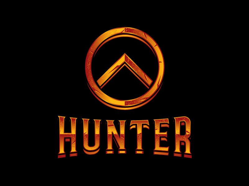 Hunter logo design by Vins