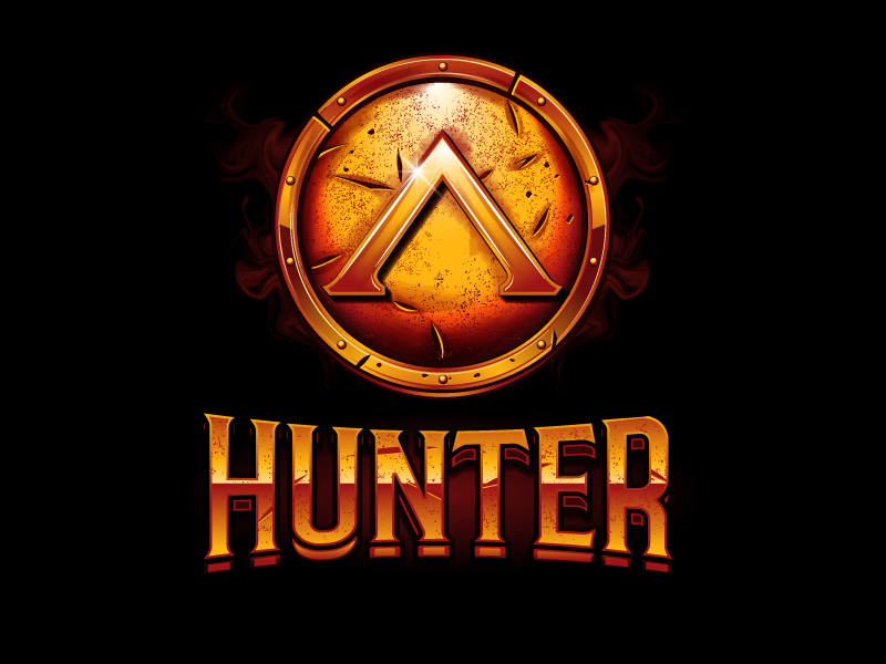 Hunter logo design by Vins
