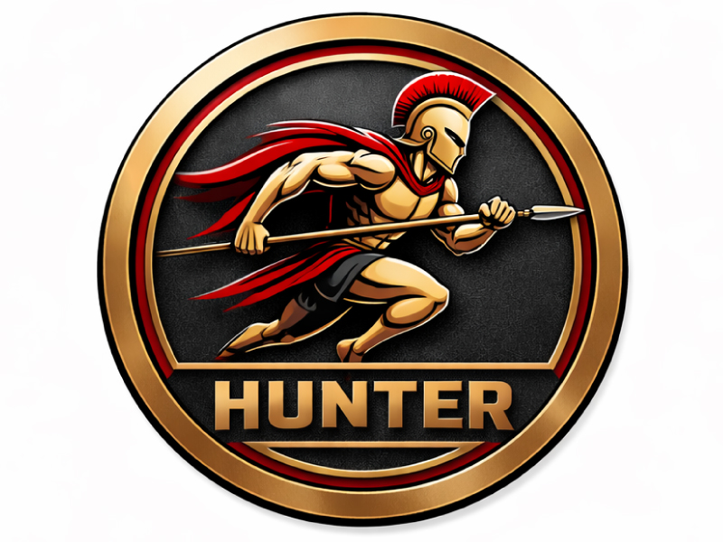 Hunter logo design by design_brush