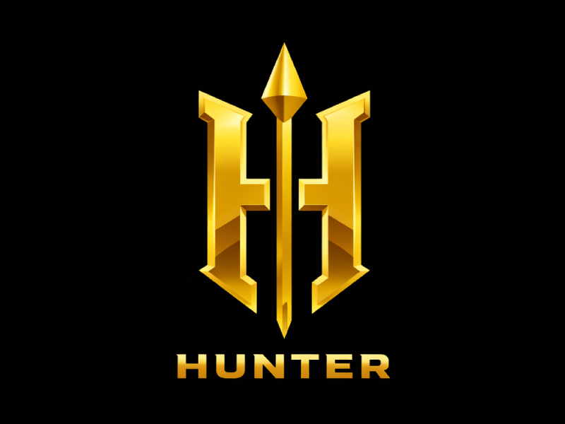 Hunter logo design by Suparna