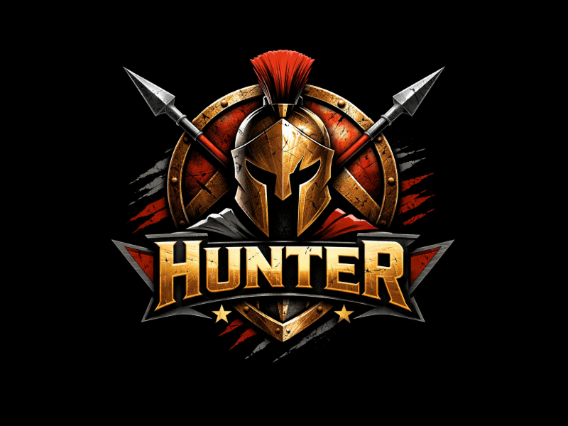 Hunter logo design by fitriangga