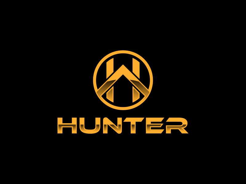 Hunter logo design by KQ5
