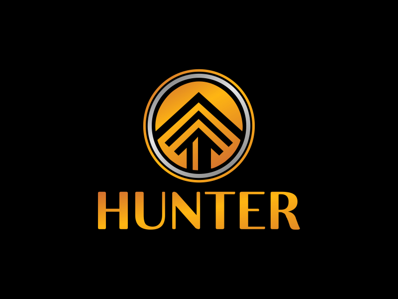 Hunter logo design by zwar