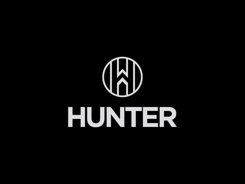 Hunter logo design by christabel