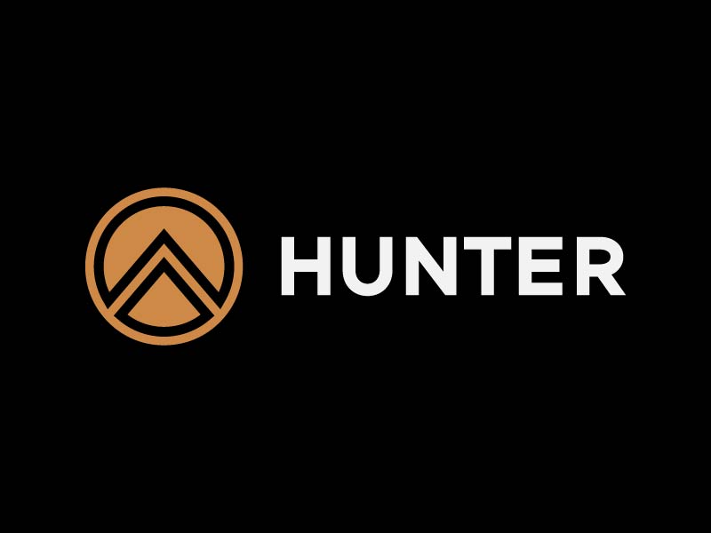 Hunter logo design by Osama Salem