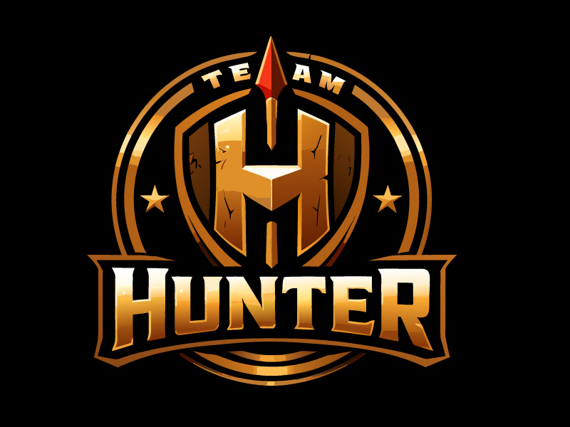 Hunter logo design by Phantomonic