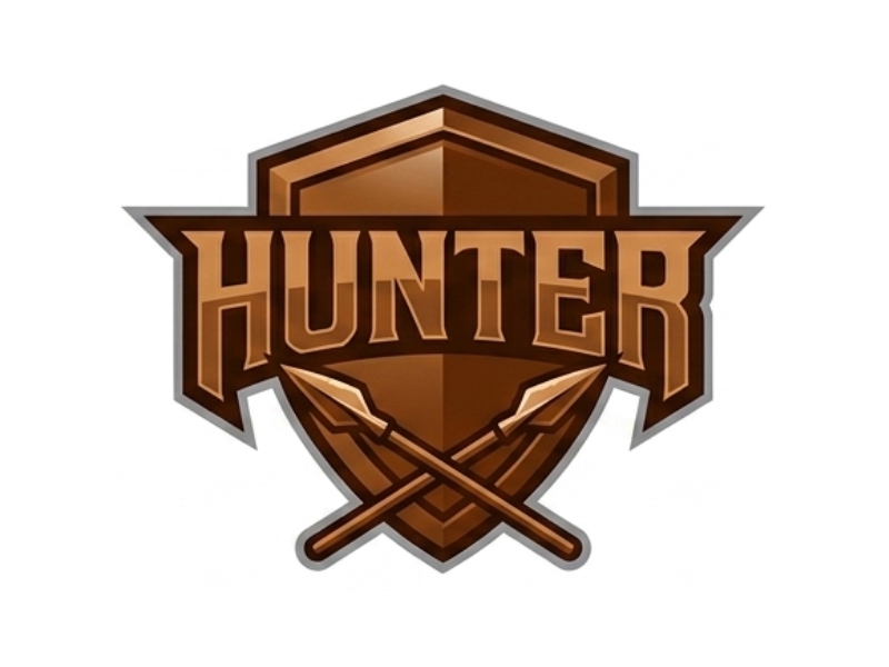Hunter logo design by Berkah Corel