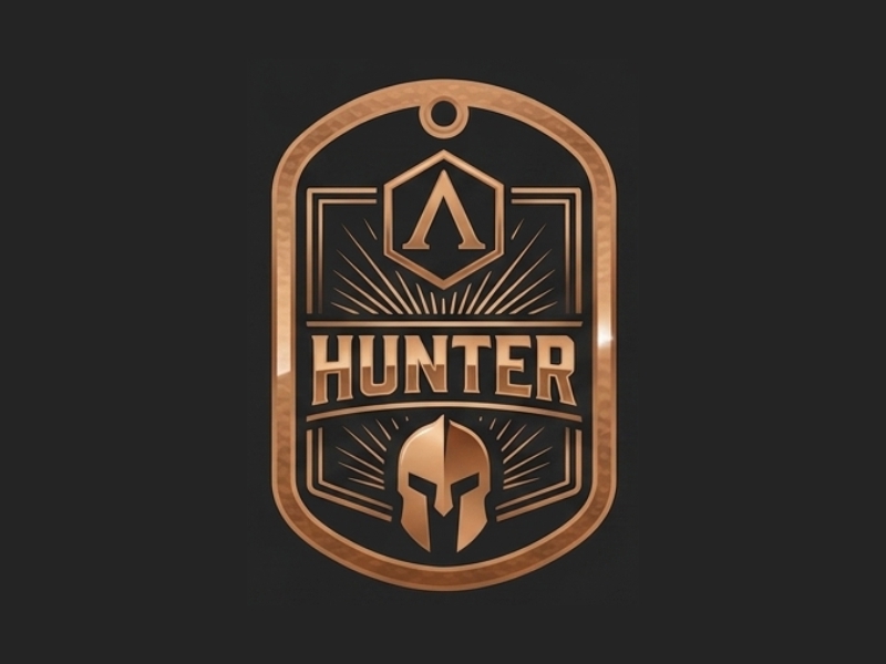 Hunter logo design by Berkah Corel