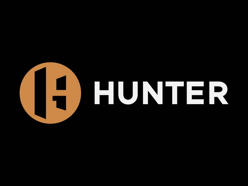 Hunter logo design by Osama Salem