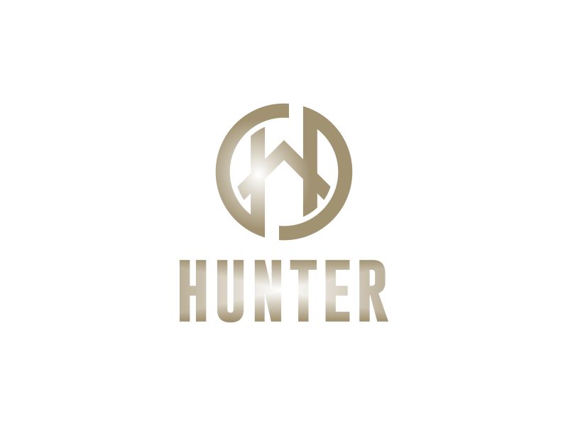 Hunter logo design by KQ5