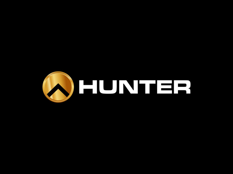 Hunter logo design by DuckOn