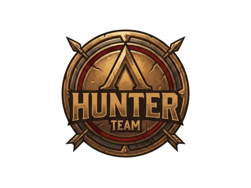 Hunter logo design by Queen D