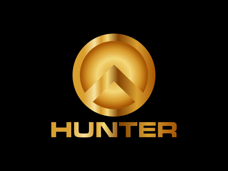 Hunter logo design by DuckOn