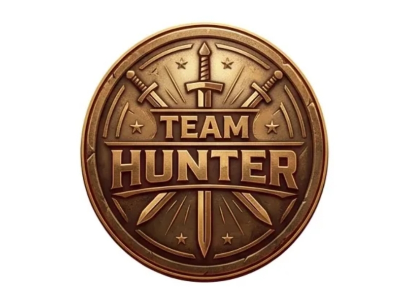 Hunter logo design by Queen D