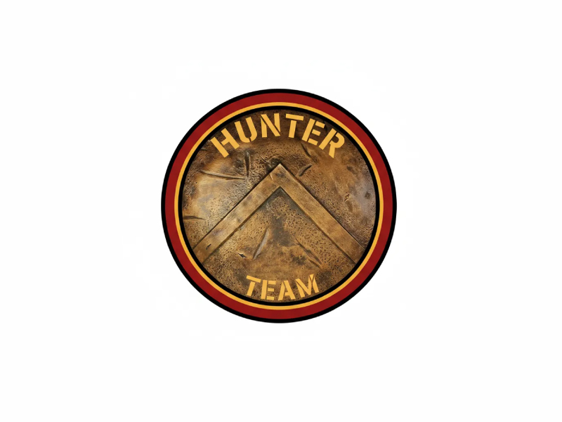 Hunter logo design by Poki