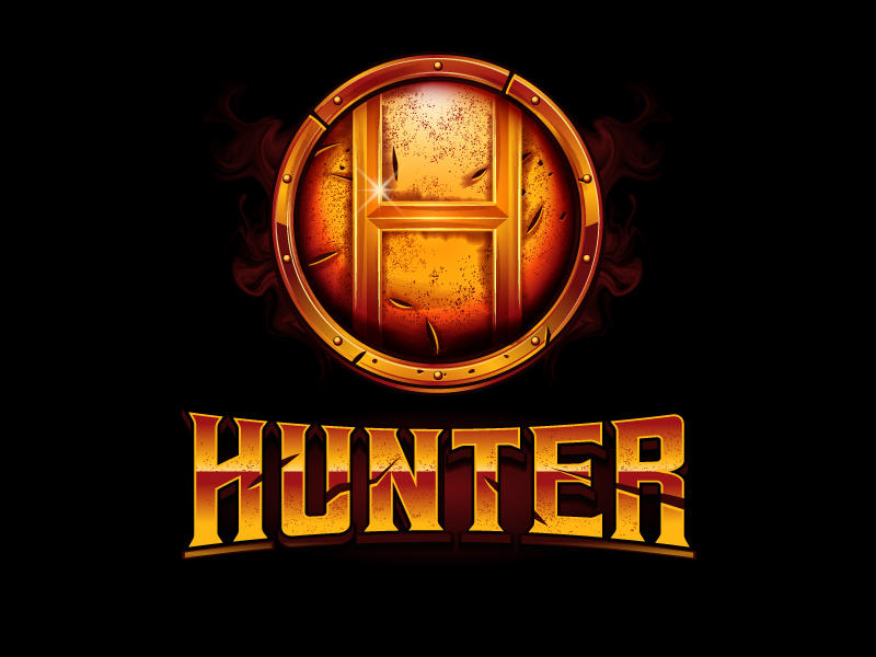 Hunter logo design by Vins
