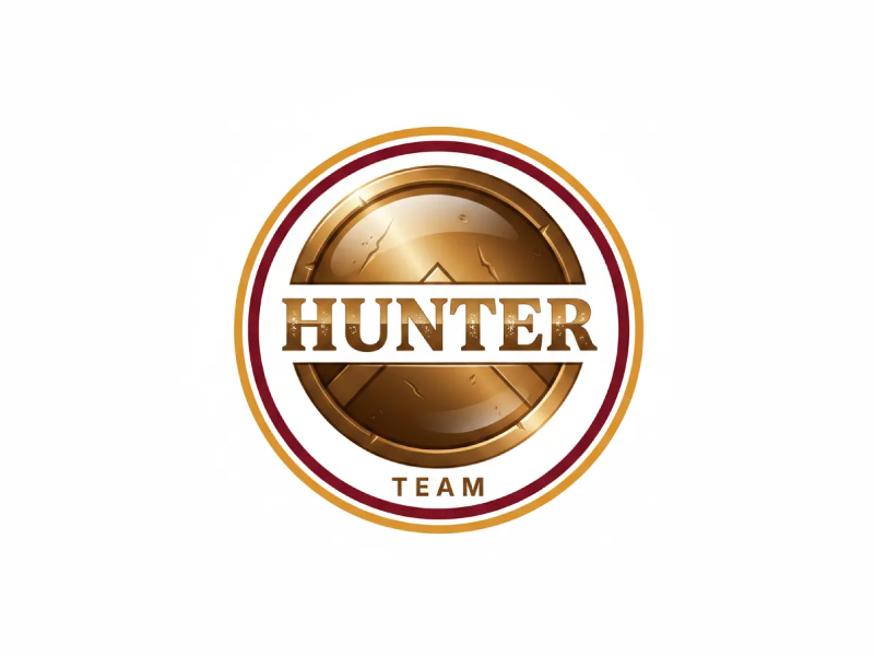 Hunter logo design by Poki