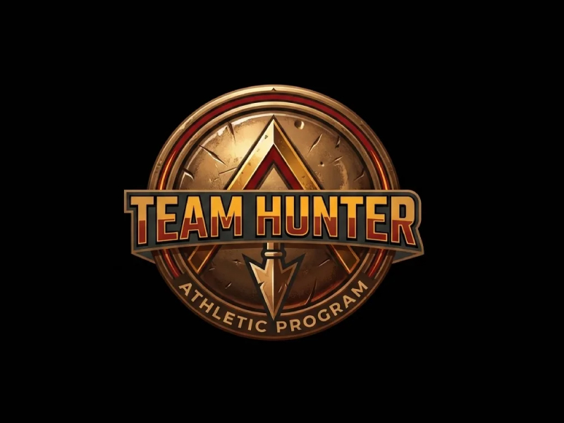 Hunter logo design by Poki