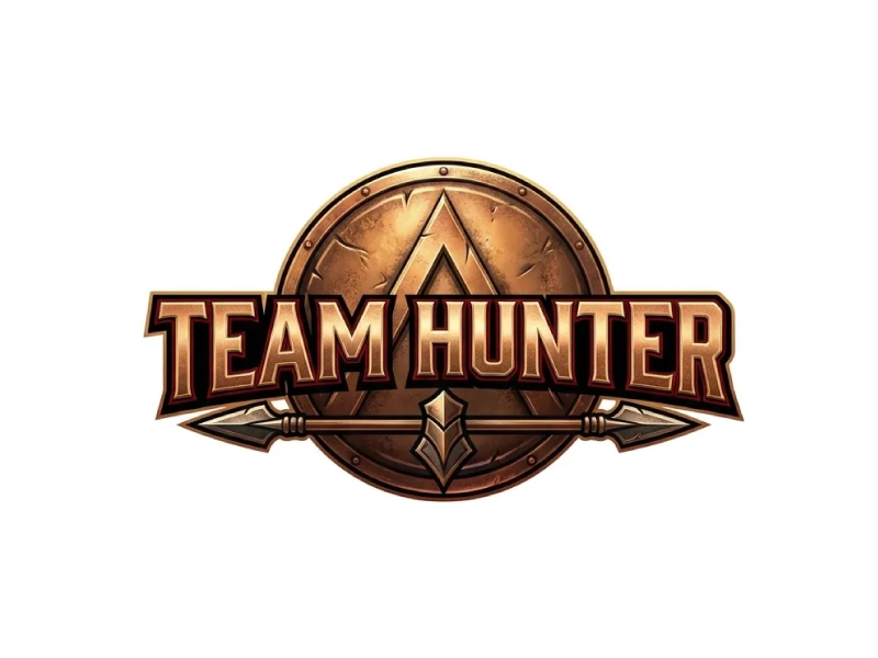 Hunter logo design by Poki