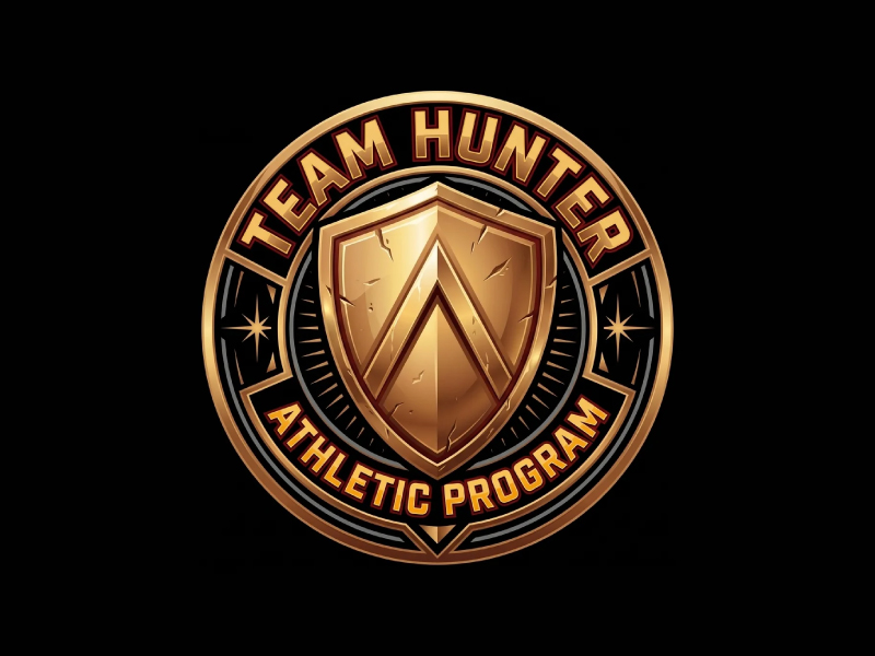 Hunter logo design by Poki