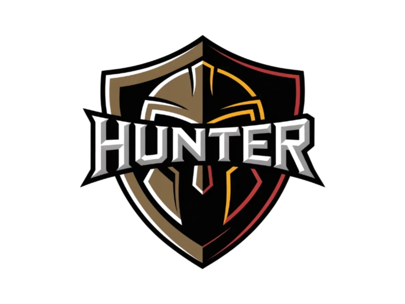 Hunter logo design by Charii