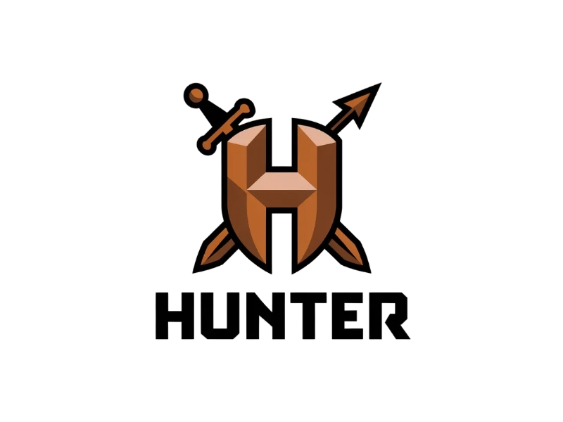 Hunter logo design by Charii
