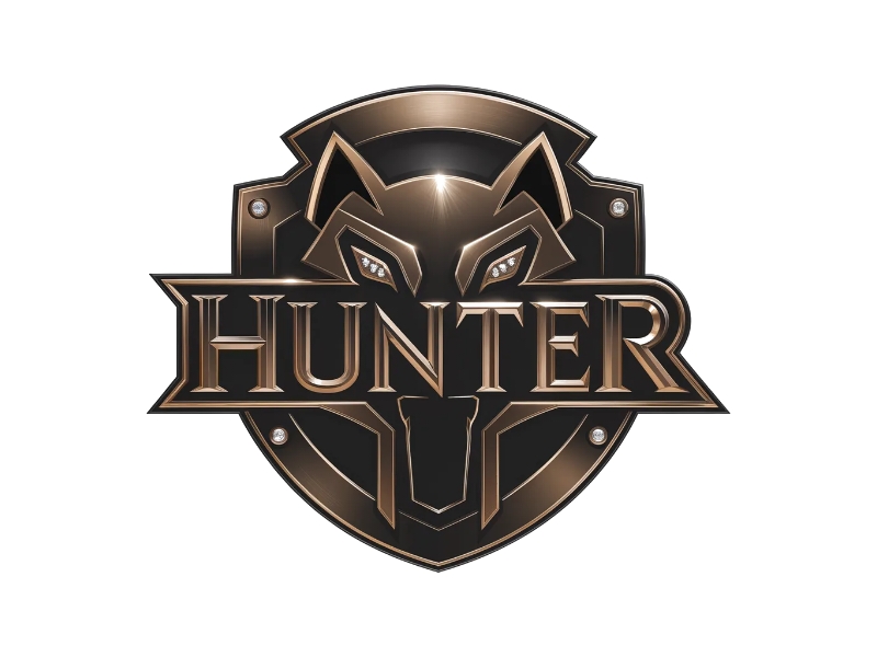 Hunter logo design by Charii
