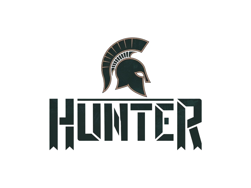 Hunter logo design by Charii