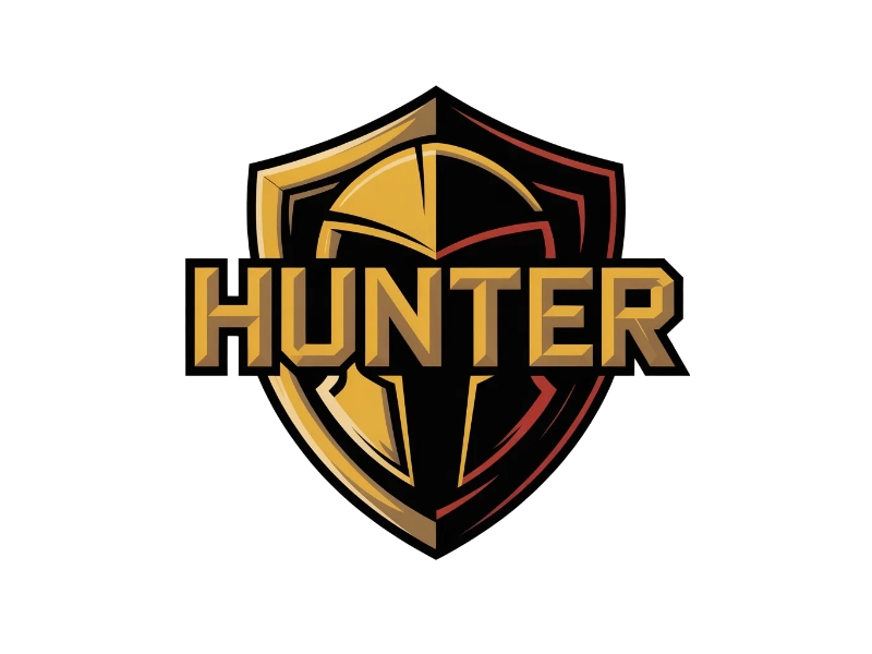 Hunter logo design by Charii