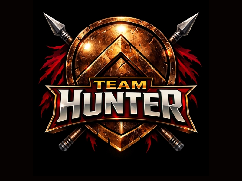 Hunter logo design by Michael Luutu