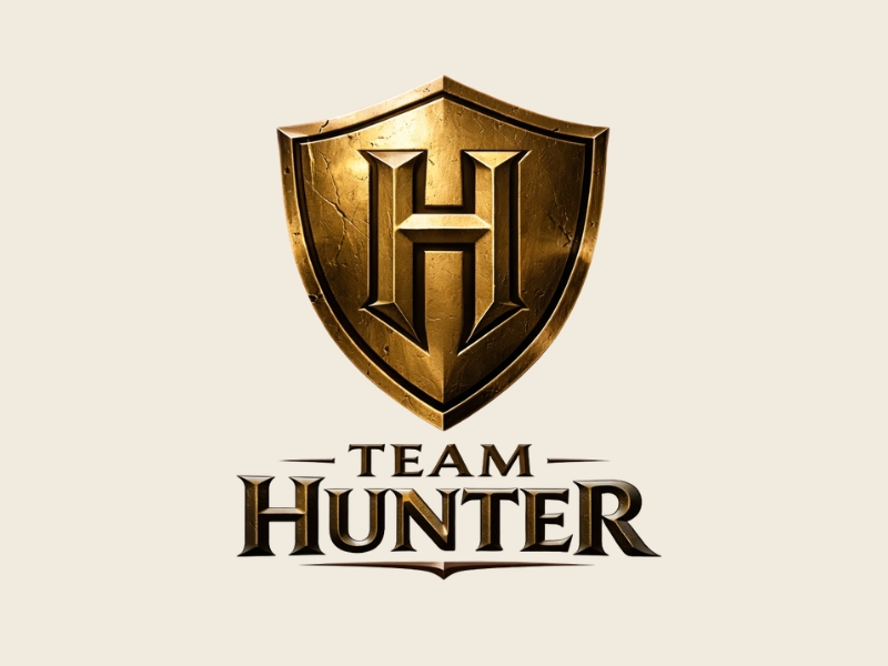 Hunter logo design by Michael Luutu