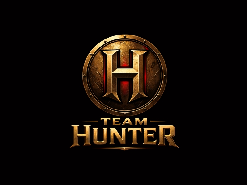 Hunter logo design by Michael Luutu