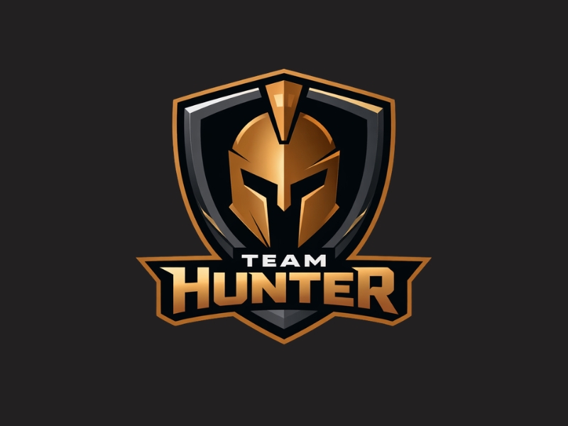 Hunter logo design by Michael Luutu