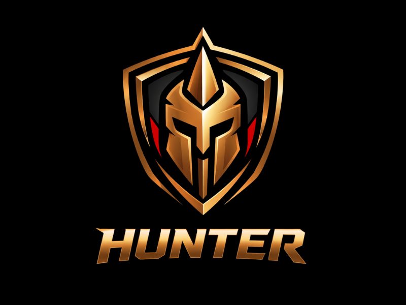 Hunter logo design by Lordede
