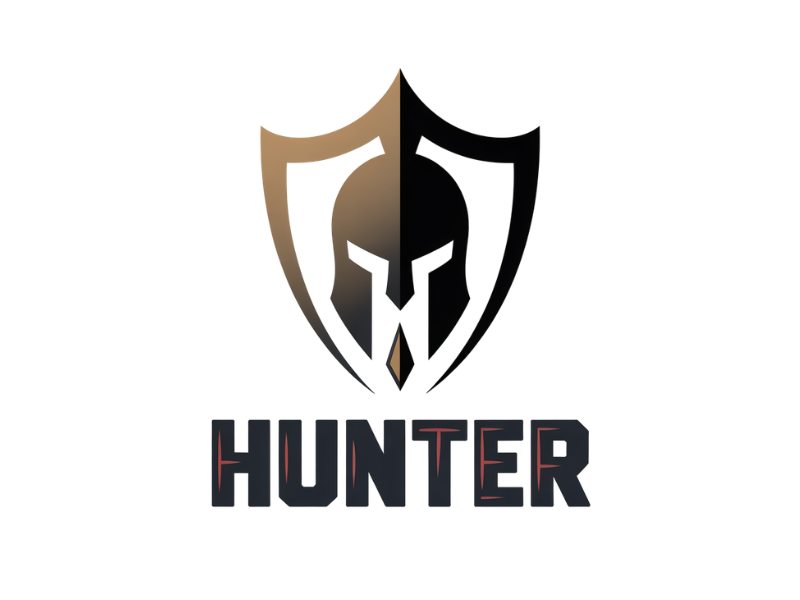 Hunter logo design by Lordede