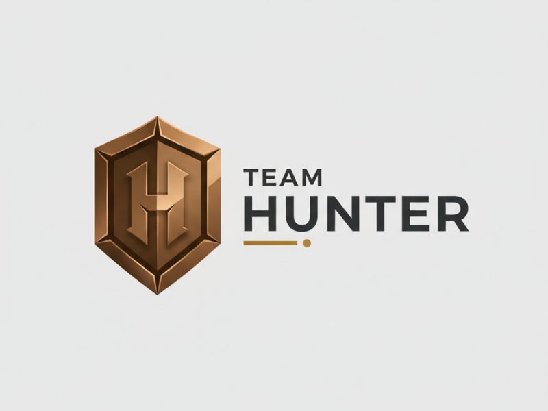Hunter logo design by Hadisk