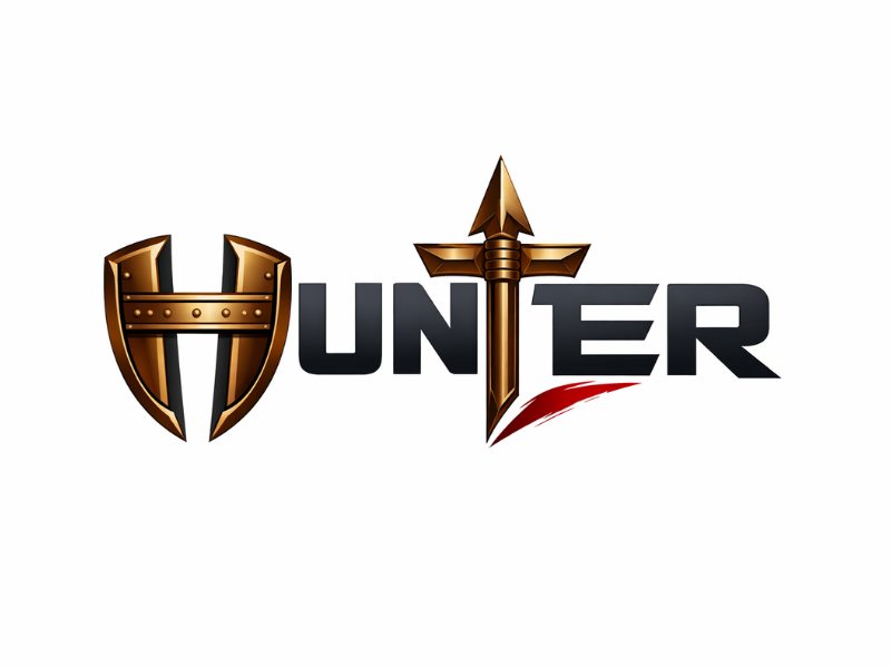 Hunter logo design by Hadisk